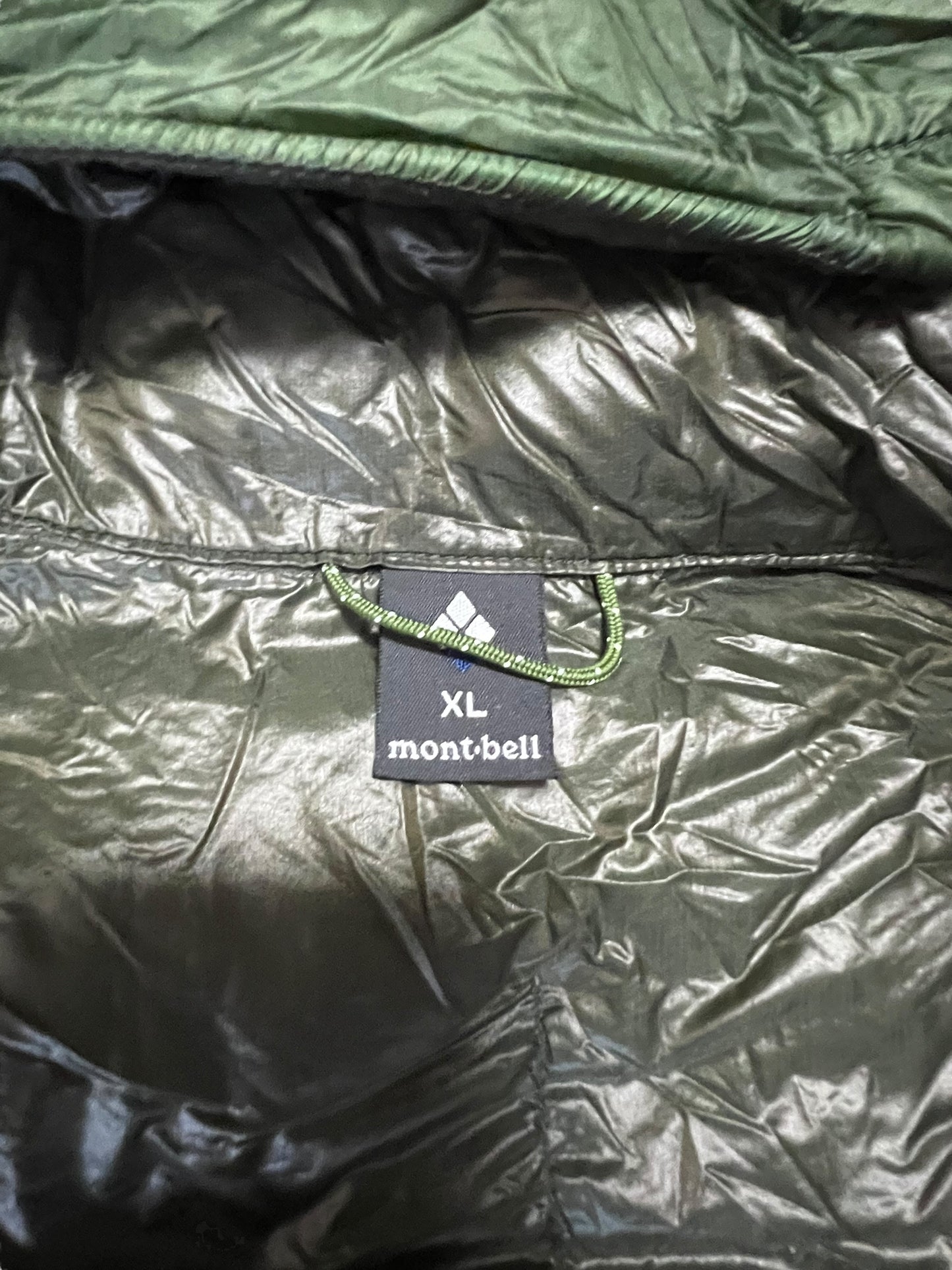 Green Montbell Down Jacket
