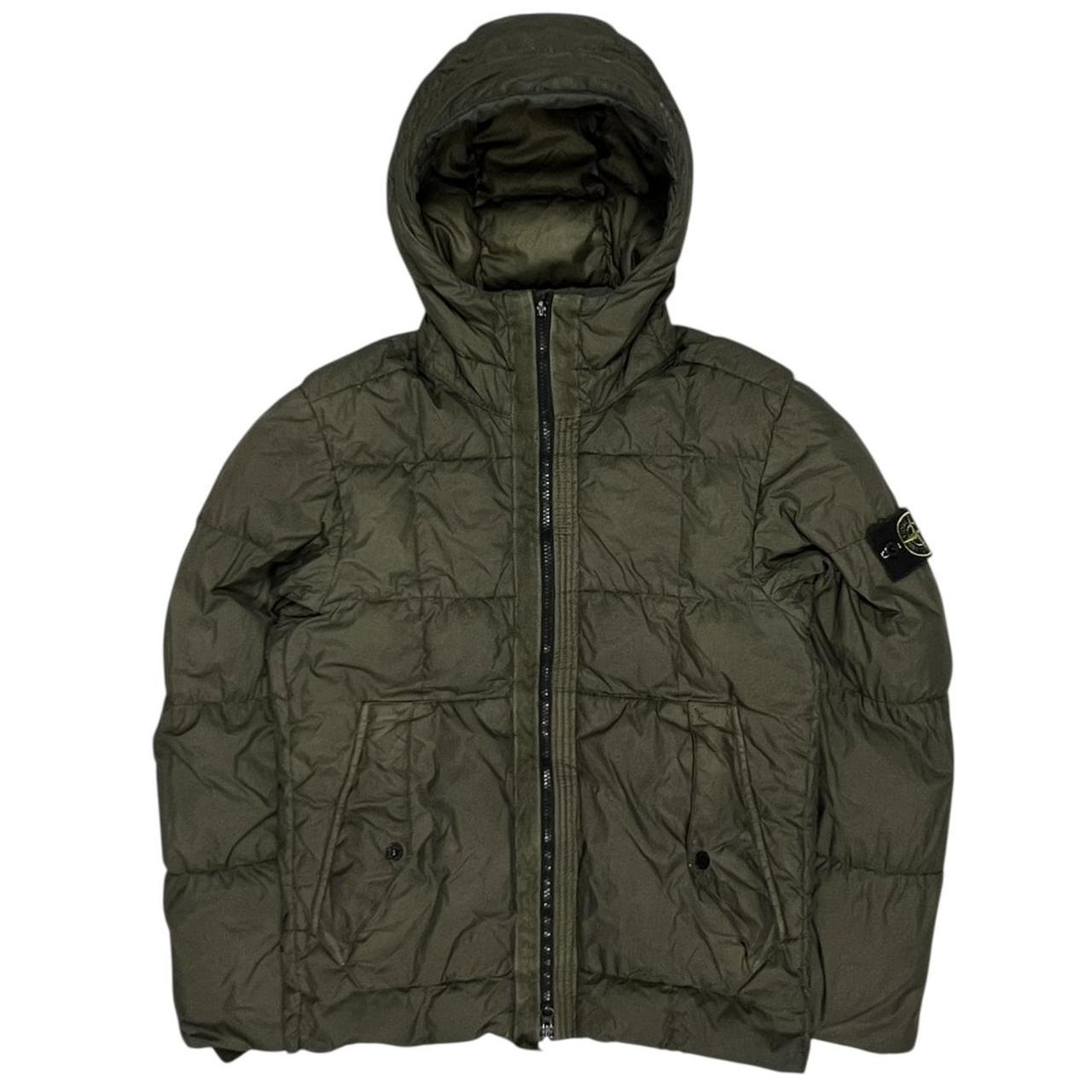 Stone Island Garment Dyed Crinkle Reps NY Down Jacket.