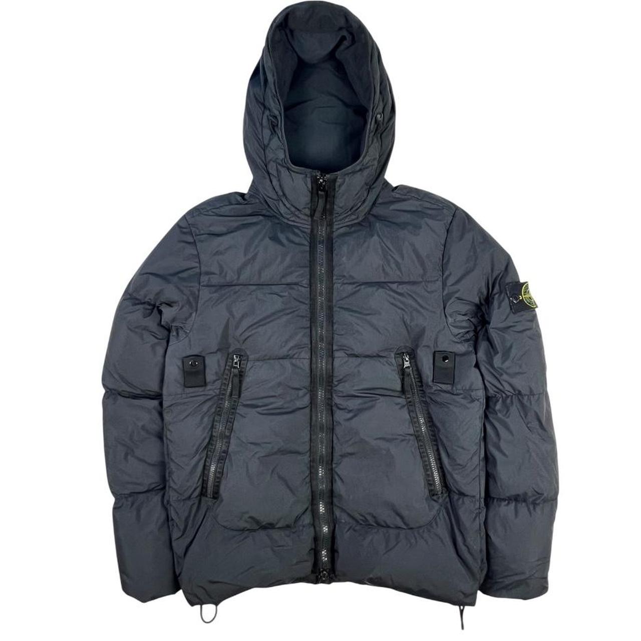Stone Island Garment Dyed Crinkle Reps NY Down Jacket.