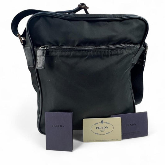 Prada Nylon Shoulder Bag.
