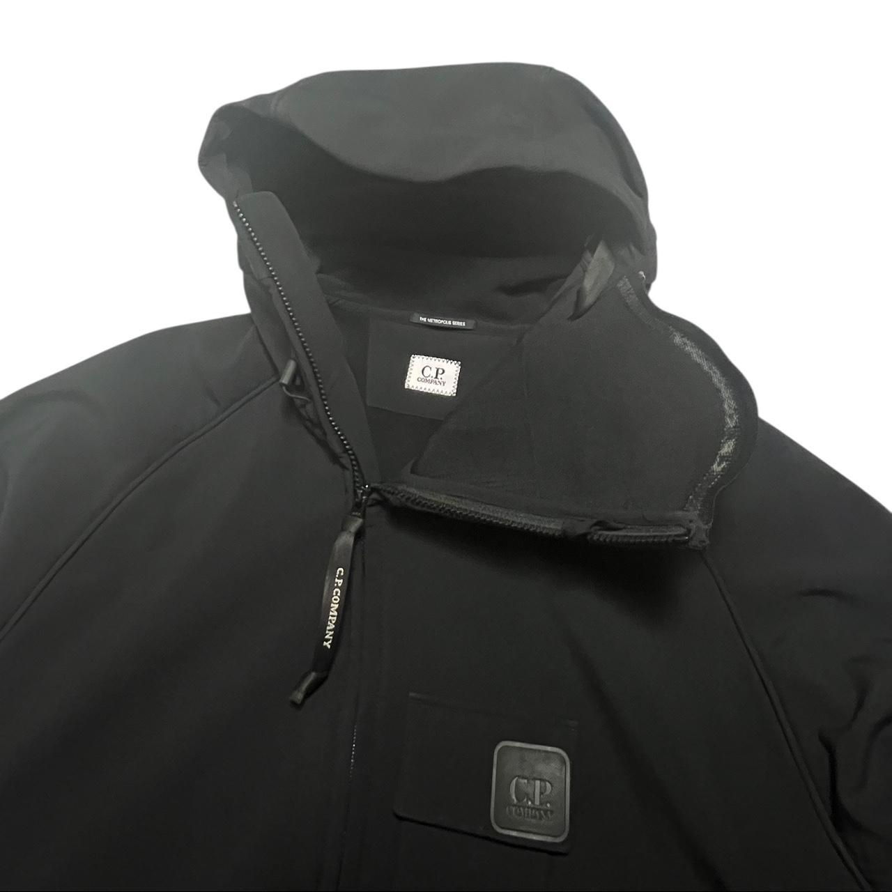 CP Company Soft Shell Metropolis Masked Zip Up Jacket  .