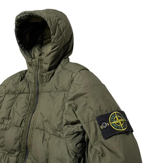 Stone Island Garment Dyed Crinkle Reps NY Down Jacket.