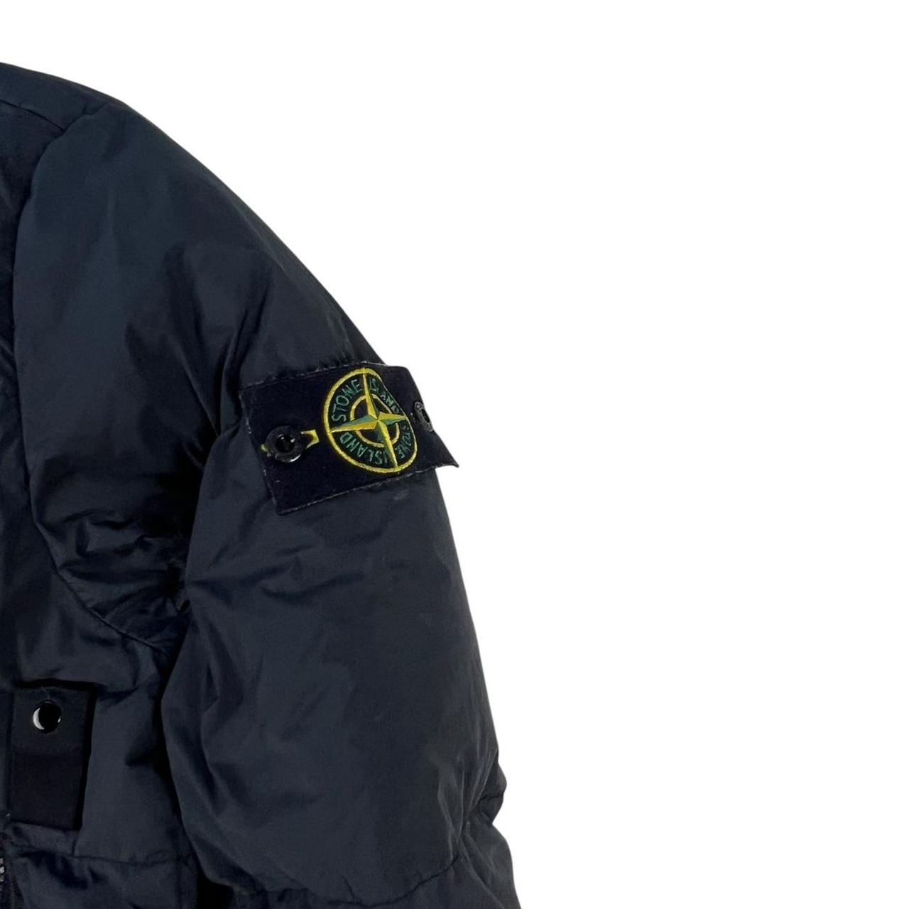 Stone Island Garment Dyed Crinkle Reps NY Down Jacket.