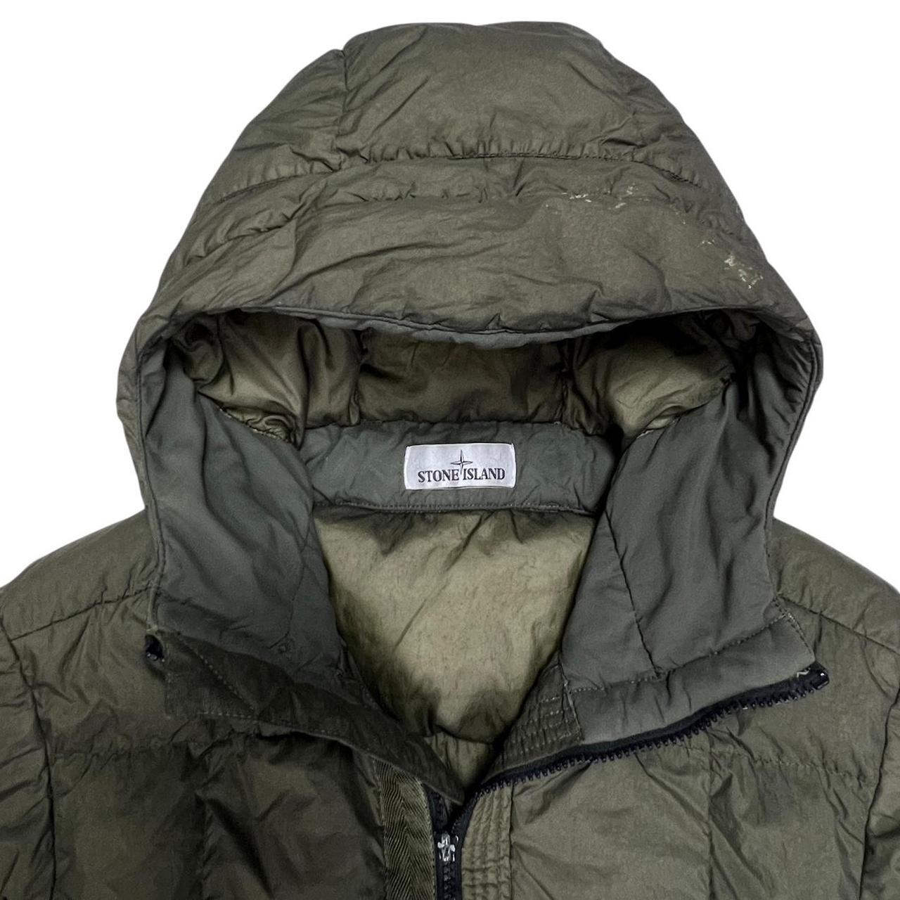 Stone Island Garment Dyed Crinkle Reps NY Down Jacket.