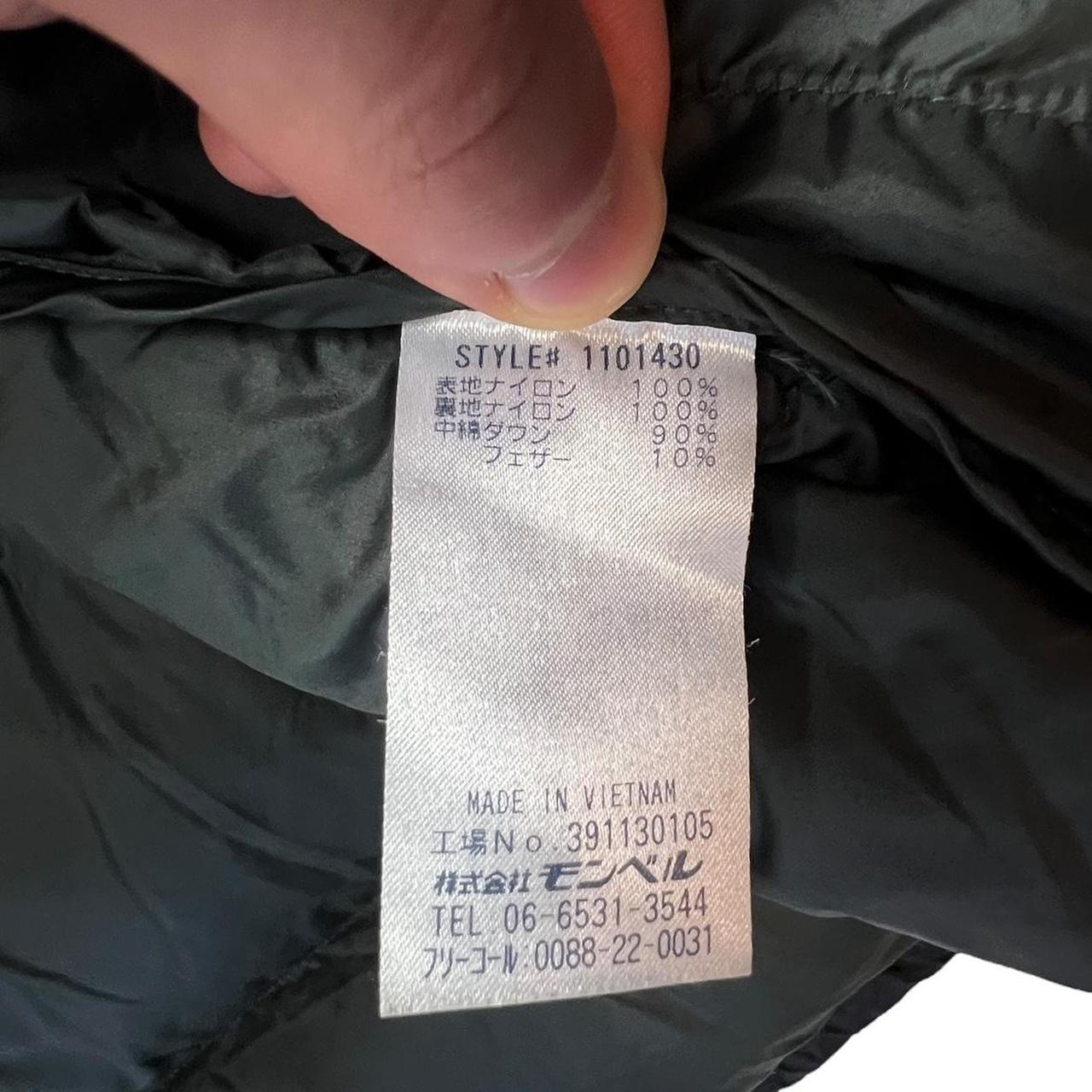 Montbell Down Jacket .