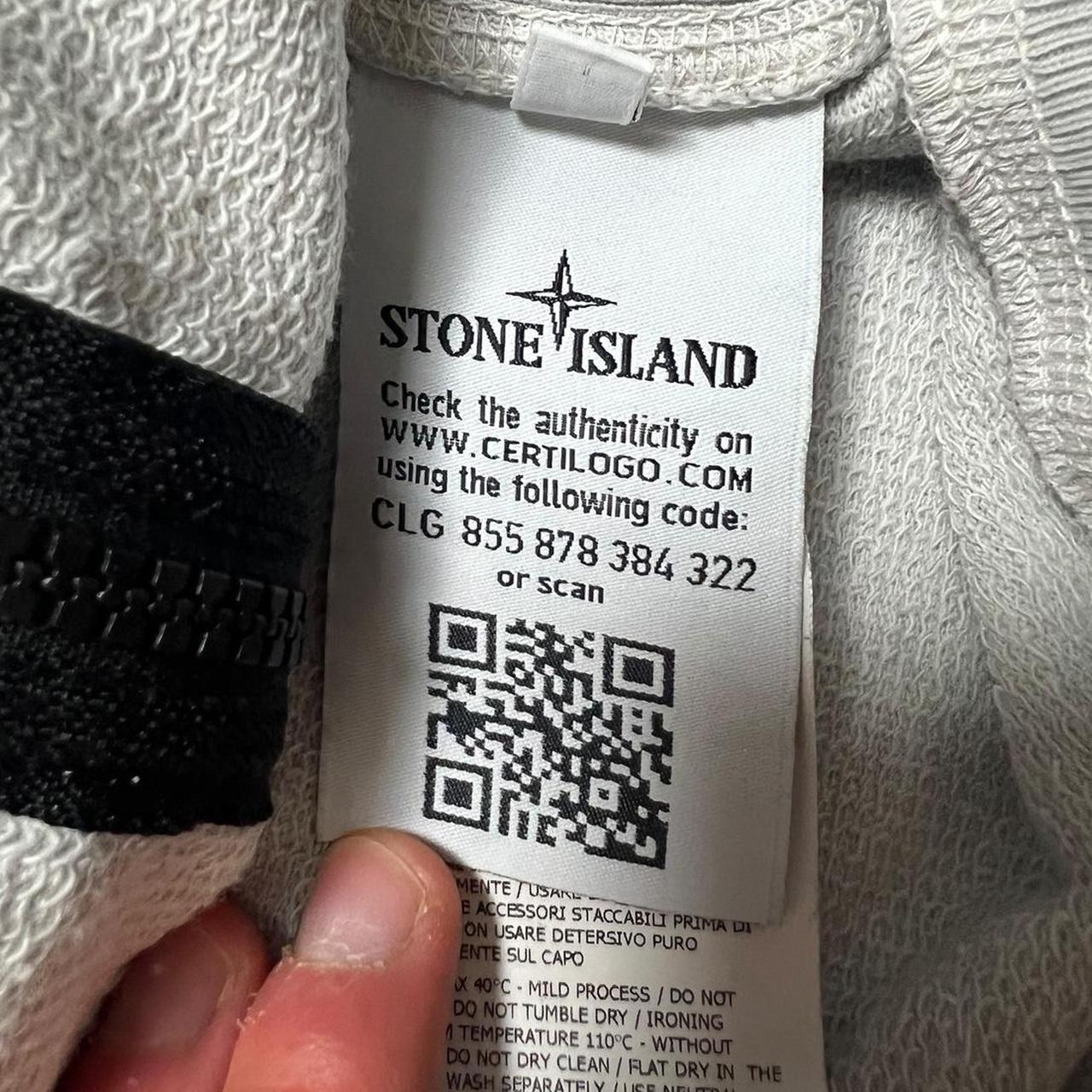 Stone Island Zip Hoodie.