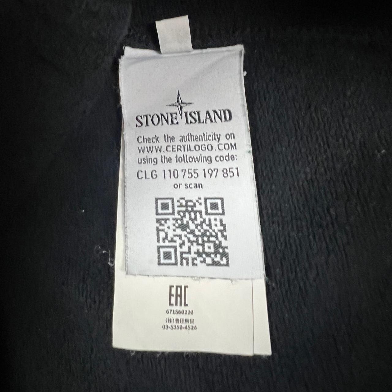 Stone Island Zip Hoodie.