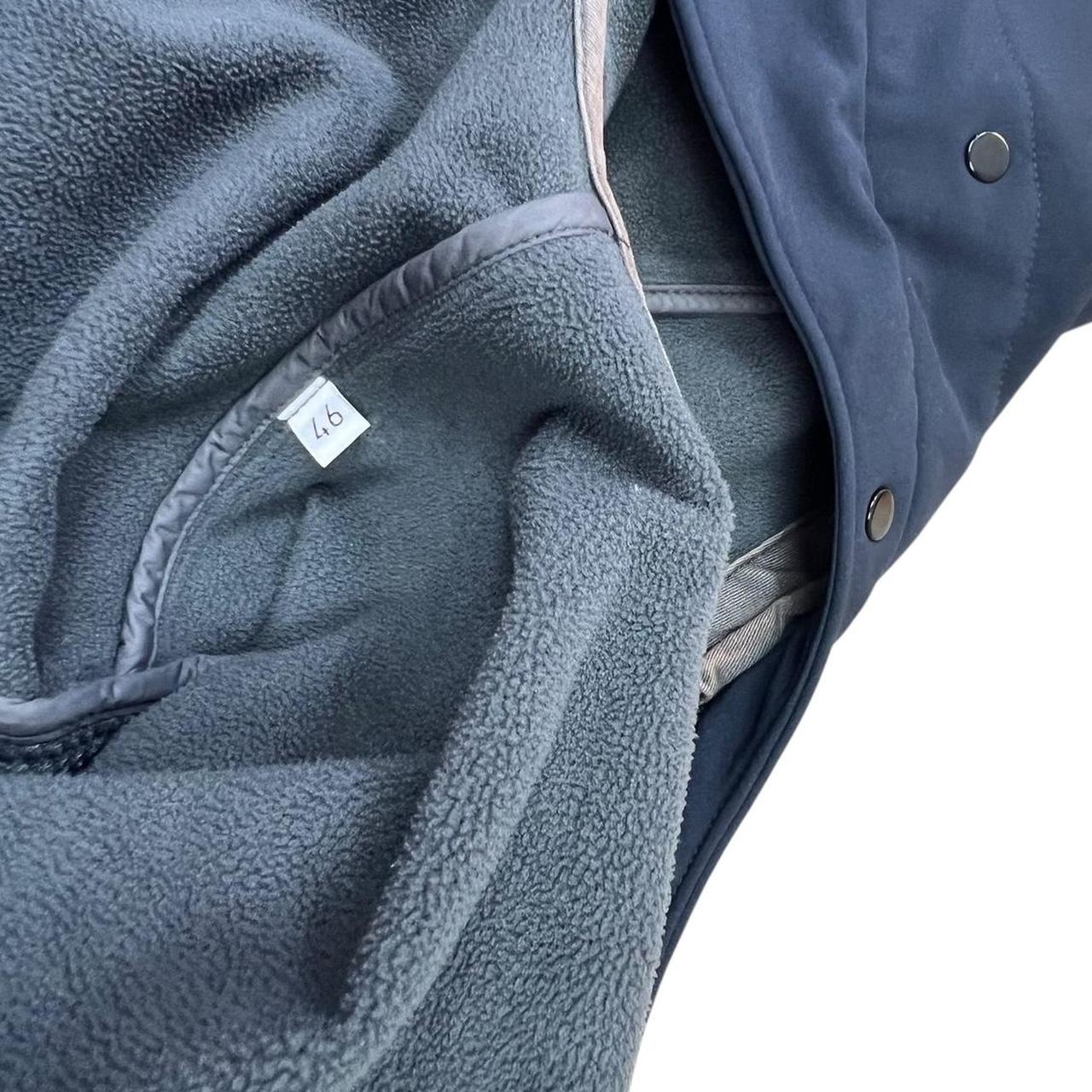 Navy CP Company Shell Goggle Jacket.