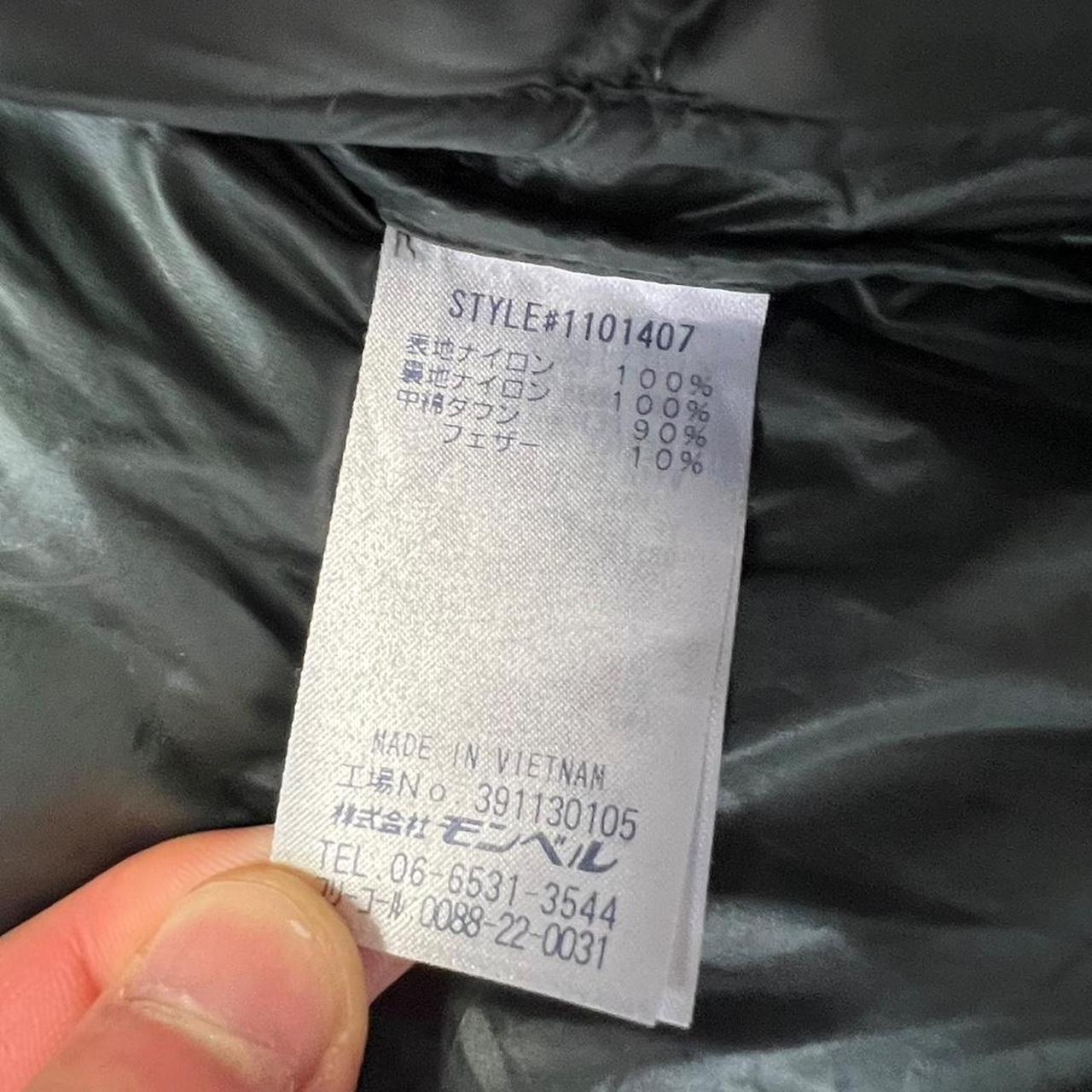 Montbell Down Jacket .