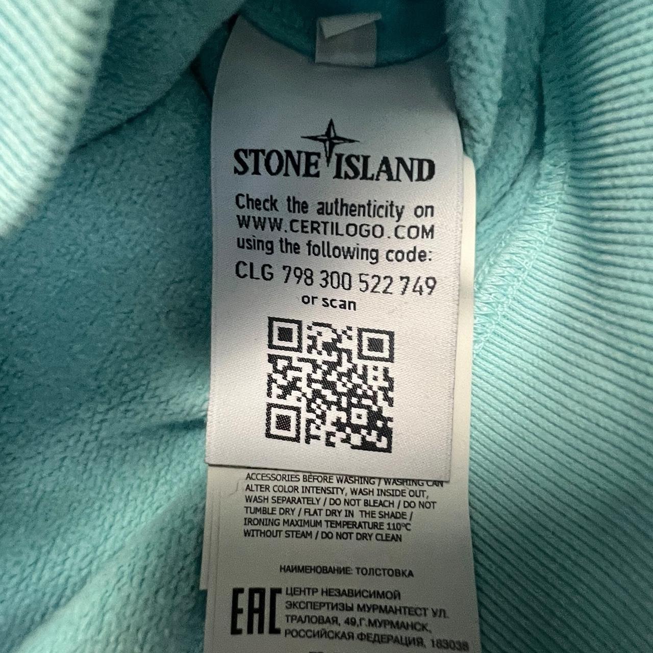 Stone Island Zip Hoodie.