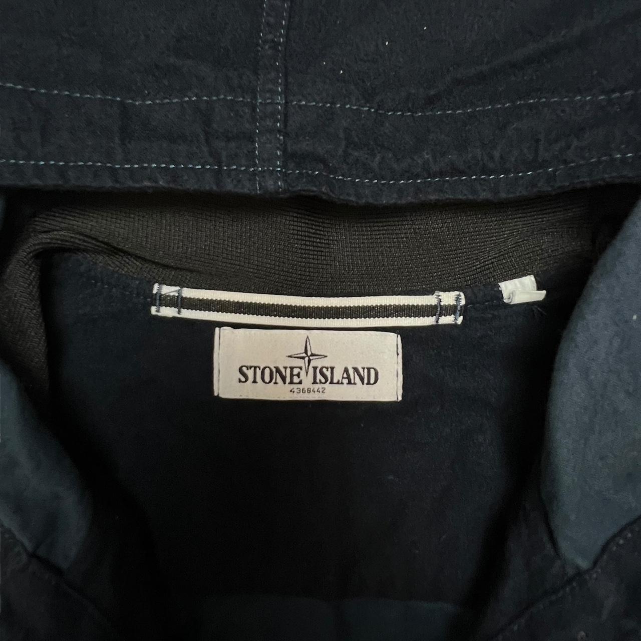 Stone Island Hooded Cotton Overshirt .