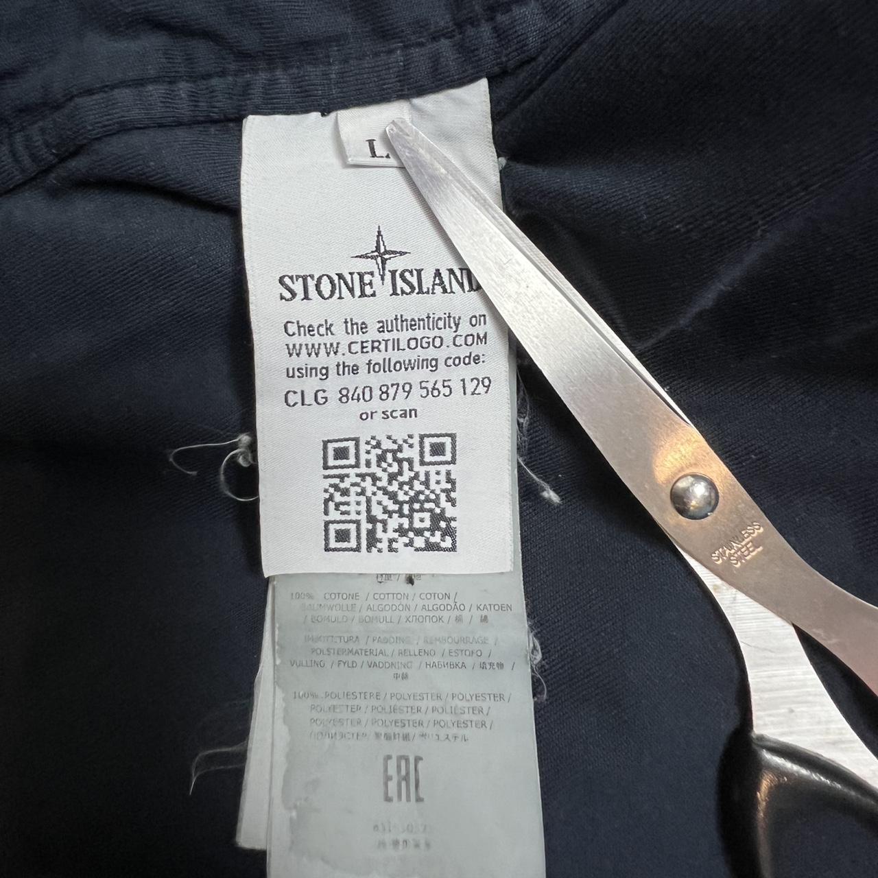 Stone Island Down Overshirt Jacket.