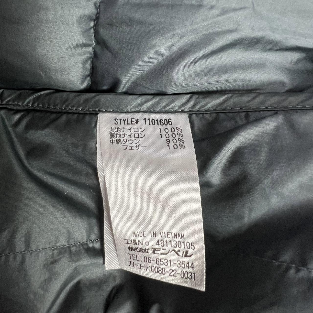 Montbell Down Jacket .