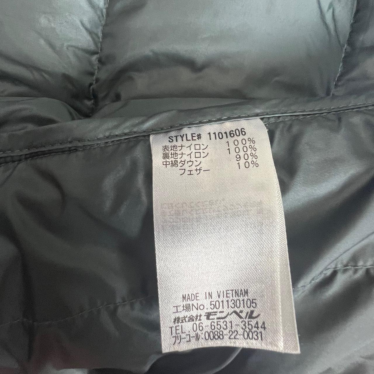 Montbell Down Jacket .