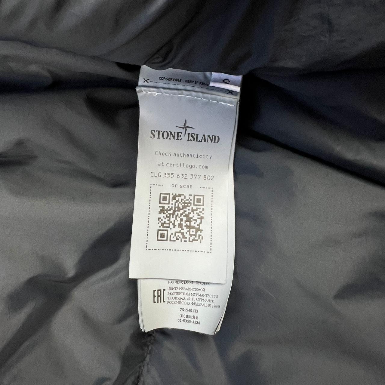 Stone Island Garment Dyed Crinkle Reps NY Down Jacket.