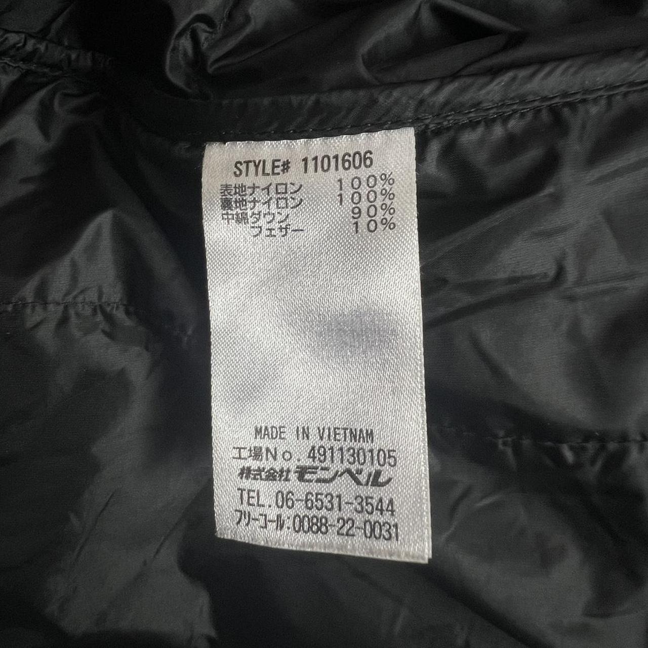 Montbell Down Jacket .