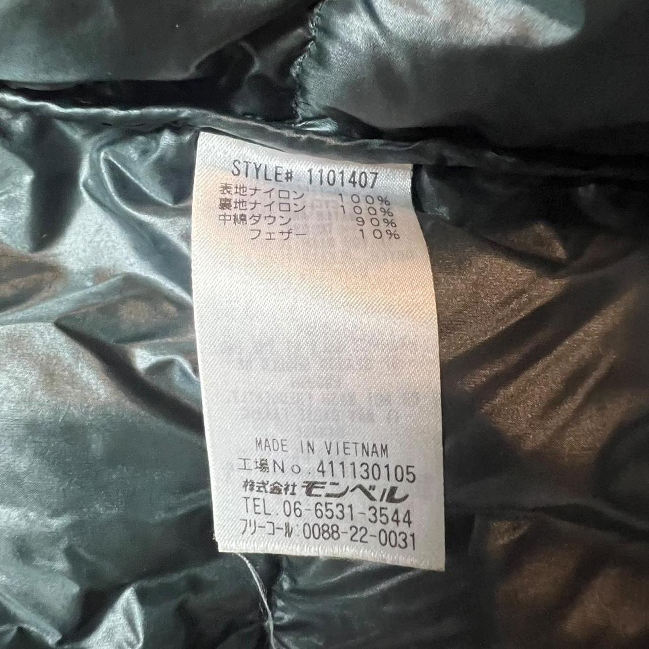 Montbell Down Jacket .