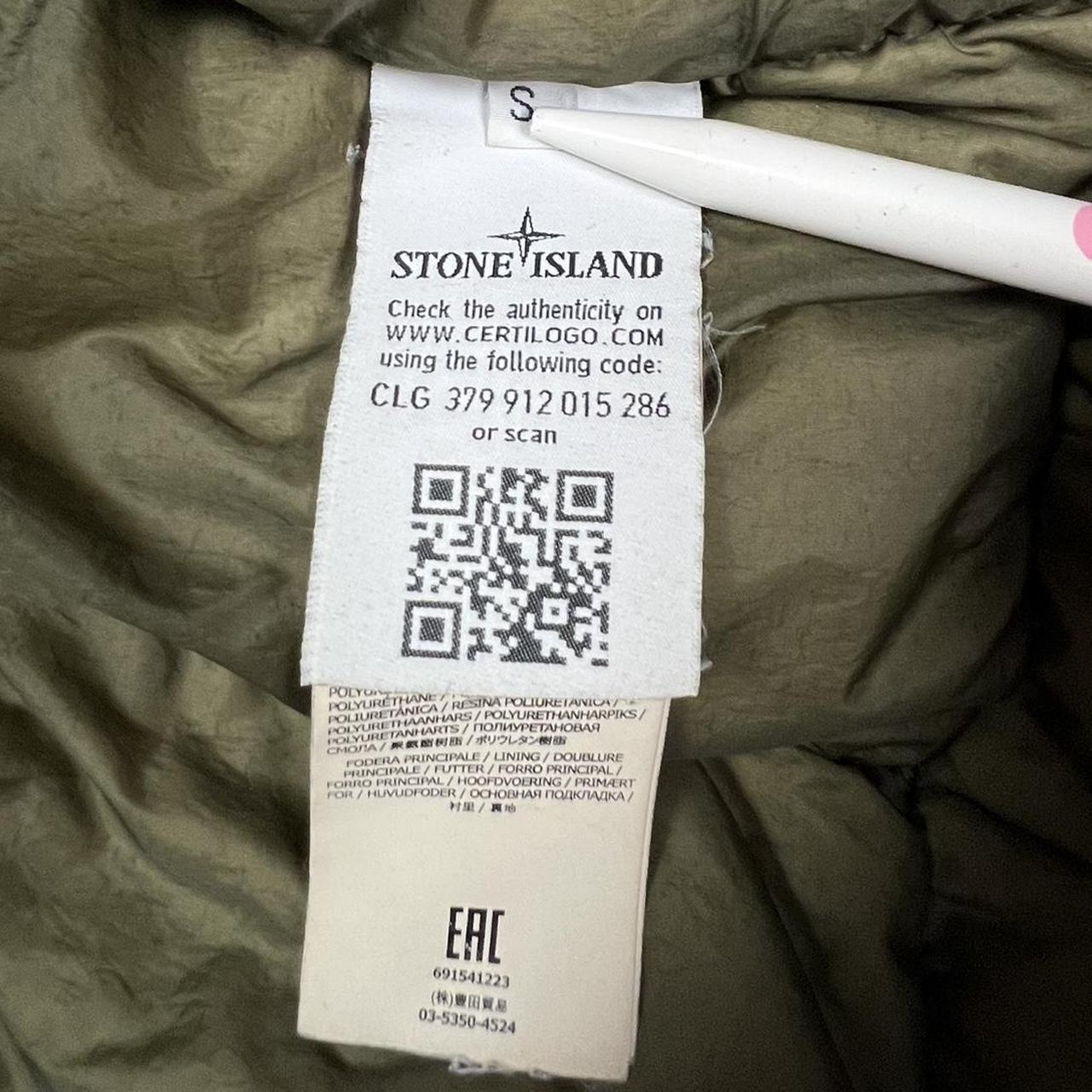 Stone Island Garment Dyed Crinkle Reps NY Down Jacket.