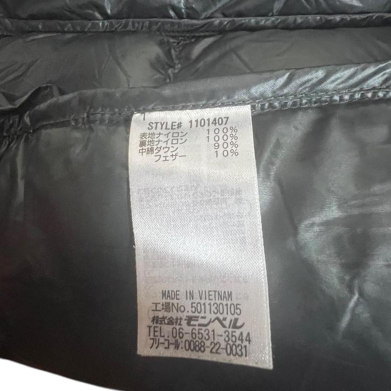 Montbell Down Jacket .