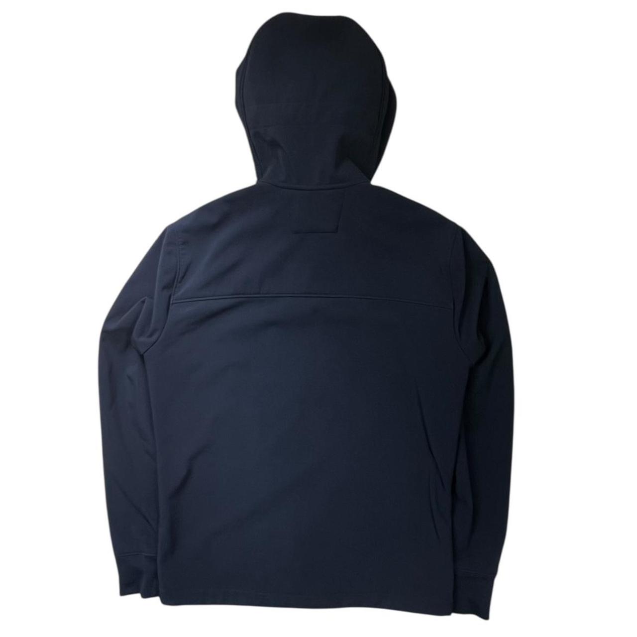Navy CP Company Shell Goggle Jacket.
