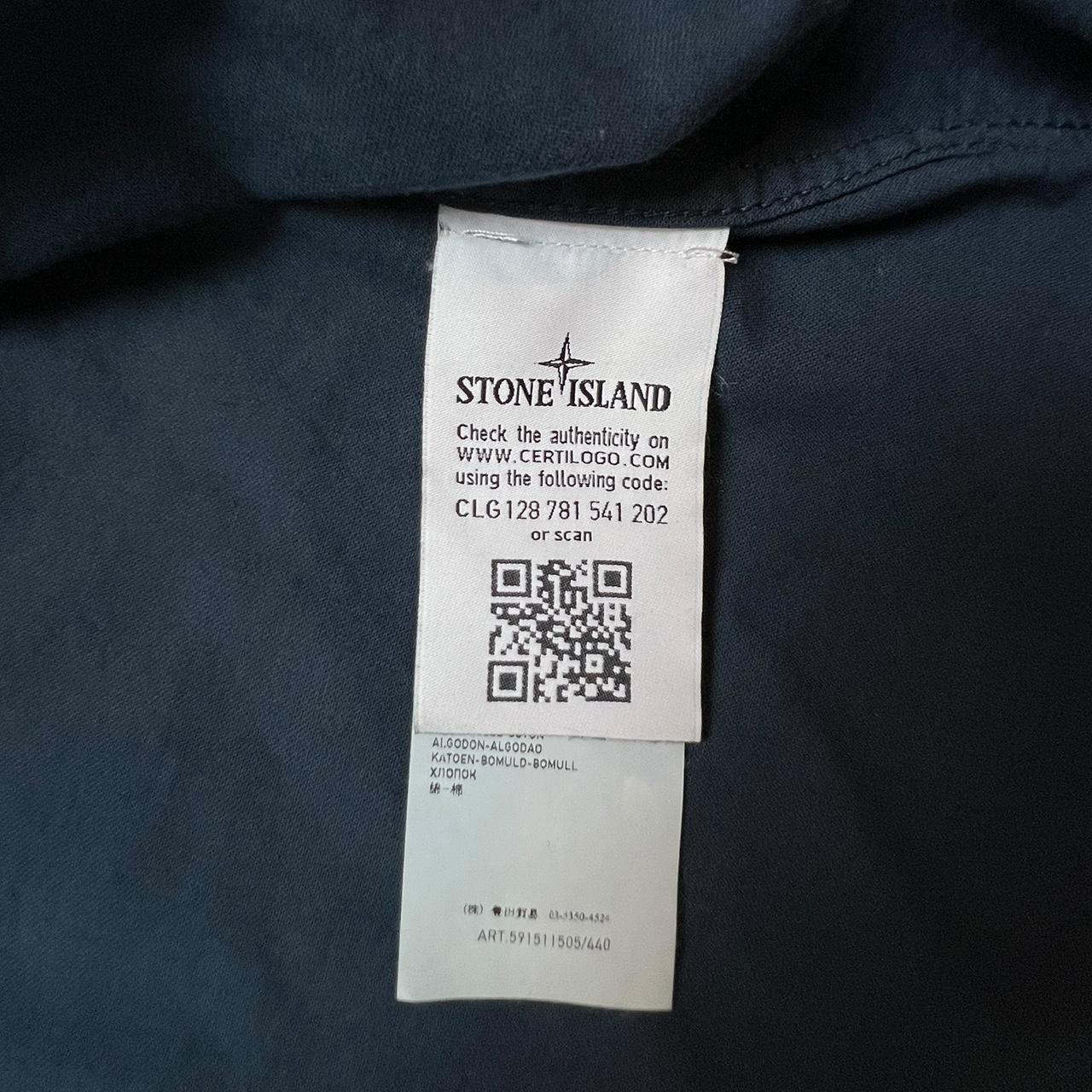 Stone Island Hooded Cotton Overshirt .